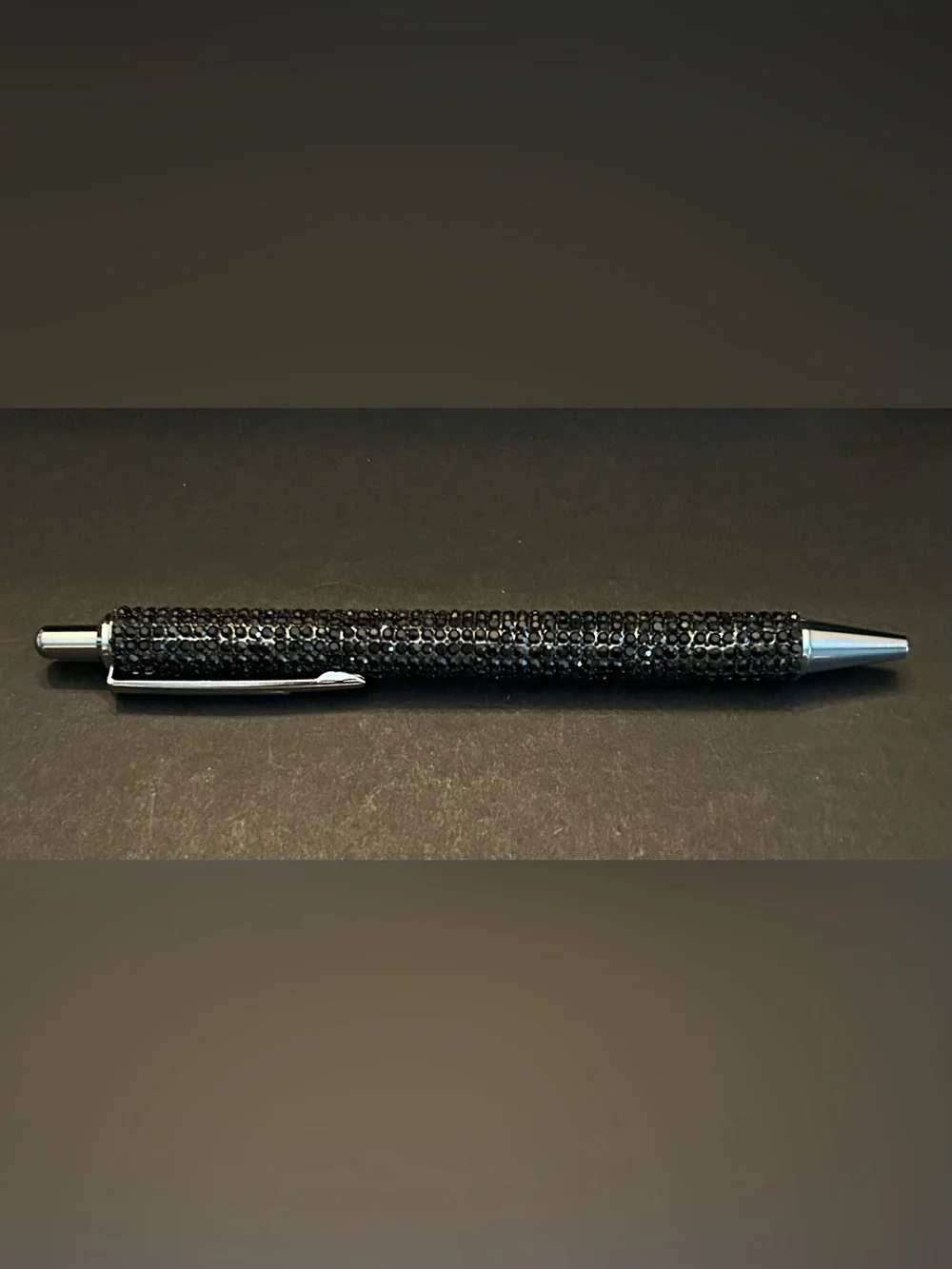 Rhinestone Crystal Ballpoint Pen Set: Blue, Red, Black, Silver, Pink and Purple